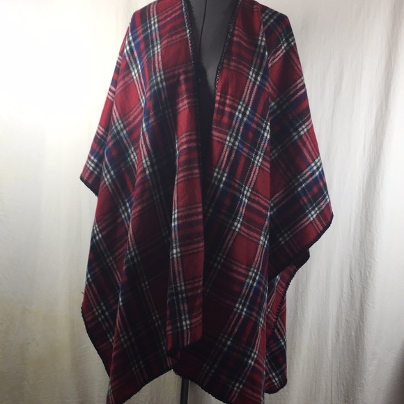 Woolrich Other - Woolrich Plaid One Size Fit All Poncho